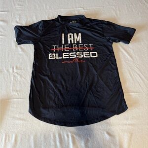 Active Faith Womens Size Large I AM BLESSED  T-Shirt